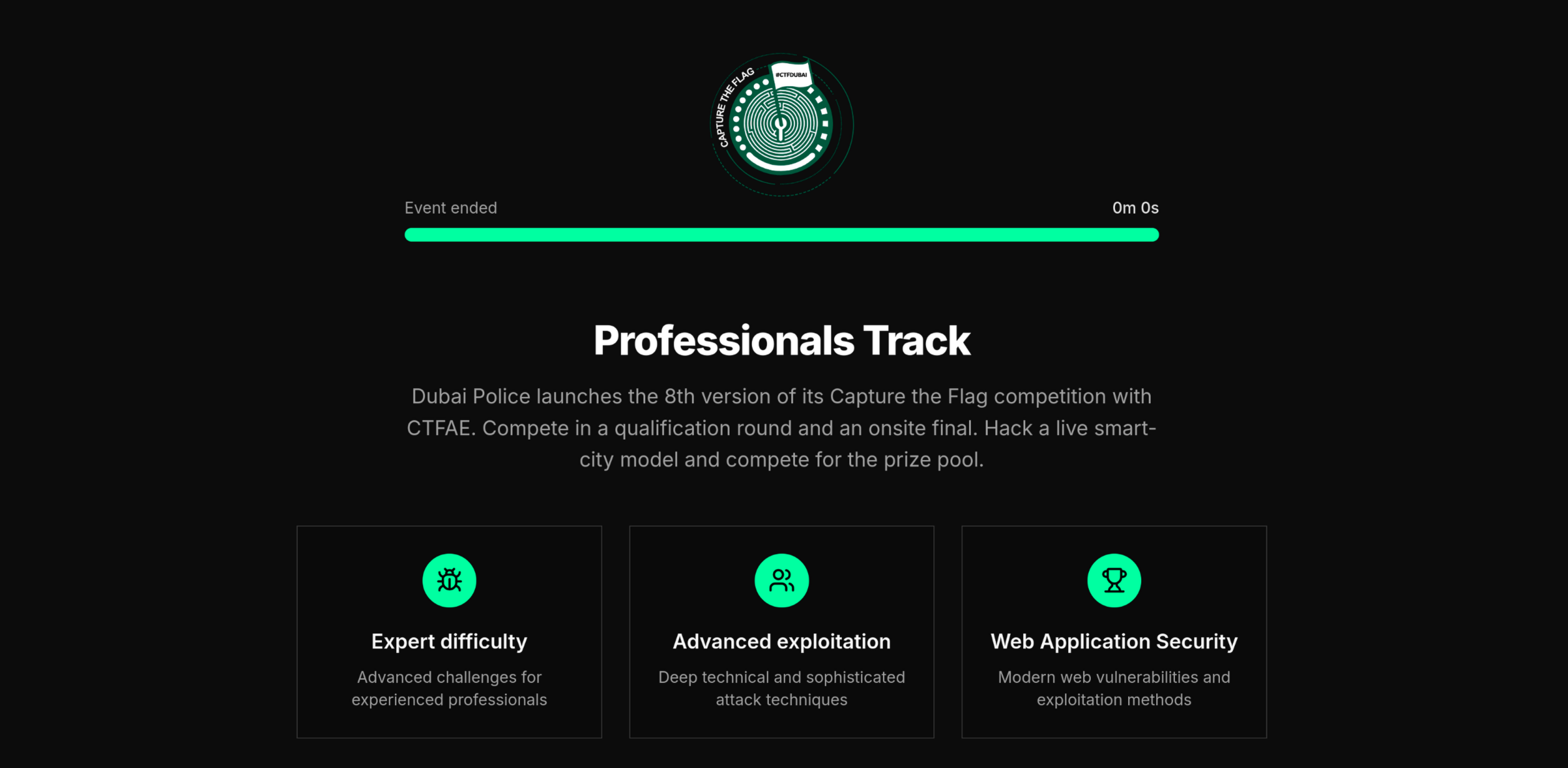 Dubai Police CTF 2025 Finals Cover Image