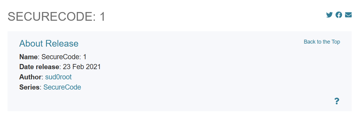 SecureCode01 Machine